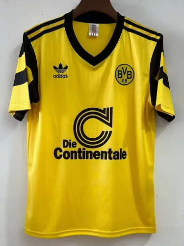 1990 Dortmund Home Retro Soccer Jersey