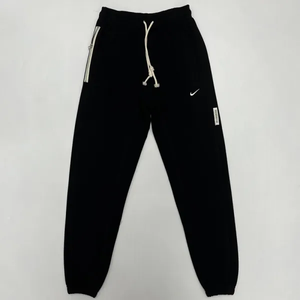 W1纯棉卫裤 NK Black Top Quality Sweatpants (Have Pocket)