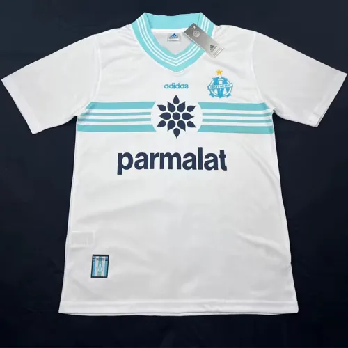 1996-1997 Marseille Home Retro Soccer Jersey