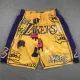 Lakers Yellow City Edition Top Quality NBA Pocket Pants (湖人涂鸦)