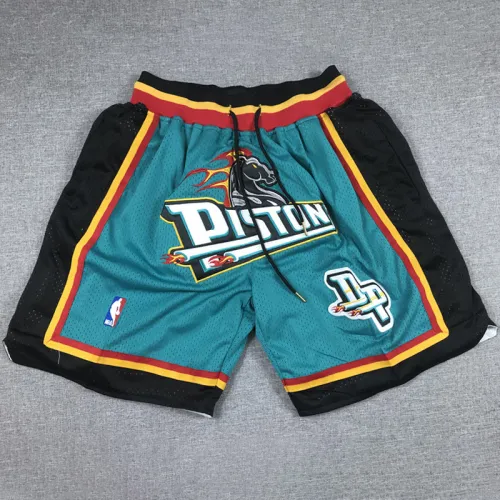 Pistons Green City Edition Top Quality NBA Pocket Pants #
