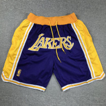 Lakers Purple City Edition Top Quality NBA Pocket Pants *湖人