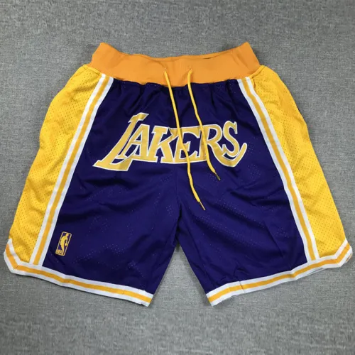 Lakers Purple City Edition Top Quality NBA Pocket Pants *