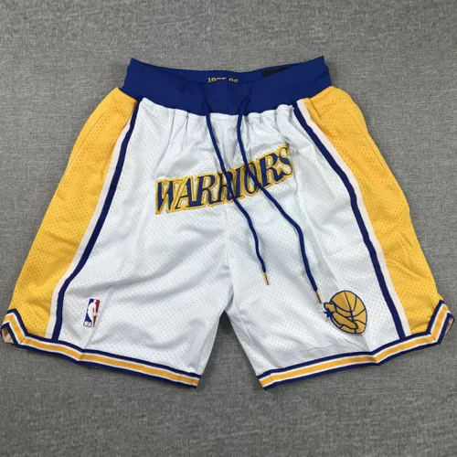 Warriors White City Edition Top Quality NBA Pocket Pants *