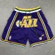 JAZZ Purple City Edition Top Quality NBA Pocket Pants *爵士队
