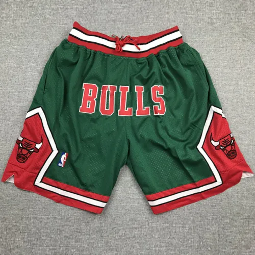 BULLS Green City Edition Top Quality NBA Pocket Pants #