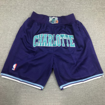 HORNETS Blue City Edition Top Quality NBA Pocket Pants #黄蜂队