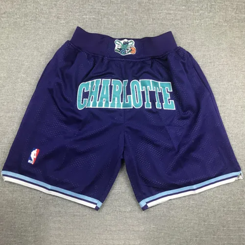 HORNETS Blue City Edition Top Quality NBA Pocket Pants #