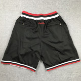 BULLS Black City Edition Top Quality NBA Pocket Pants #公牛