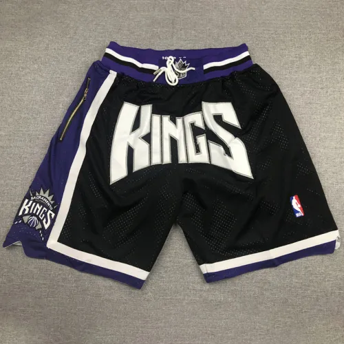 Kings Black City Edition Top Quality NBA Pocket Pants #
