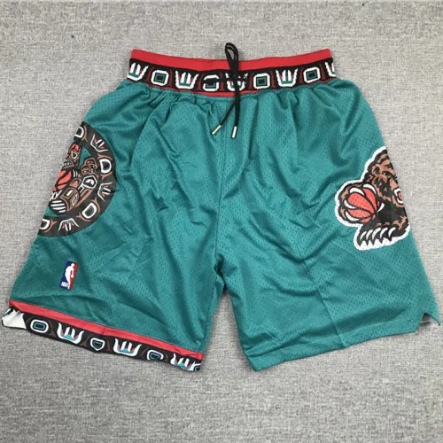 Grizzlies Green City Edition Top Quality NBA Pocket Pants #