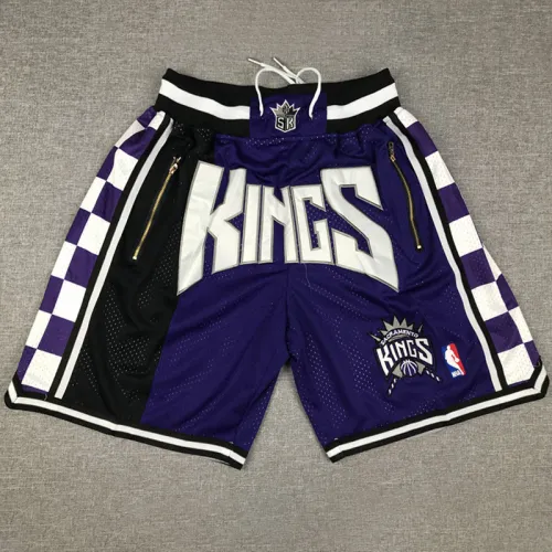 Kings Purple City Edition Top Quality NBA Pocket Pants #
