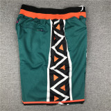 ALL STAR Green City Edition Top Quality NBA Pocket Pants #全明星