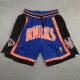 KNICKS Blue City Edition Top Quality NBA Pocket Pants #尼克斯队