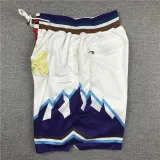 BULLS JAZZ Red White City Edition Top Quality NBA Pocket Pants #公牛拼爵士