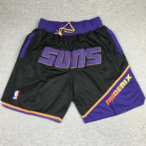 SUNS Black City Edition Top Quality NBA Pocket Pants