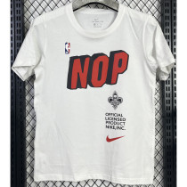 T117 Pelicans NOP White High Quality Casual T-Shirt