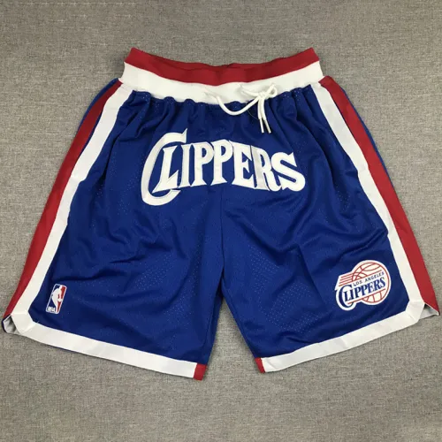 CLIPPERS Blue City Edition Top Quality NBA Pocket Pants #