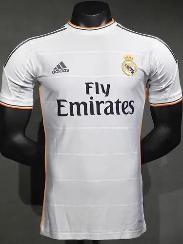 2013-2014 RMA Home Player Version Retro Soccer Jersey