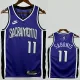 24-25 KINGS SABONIS #11 Purple Retro Top Quality Hot Pressing NBA Jersey(V领）