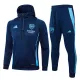 24-25 ARS Royal blue Hoodie Half Pull Tracksuit #F607半拉连帽