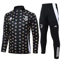 24-25 JUV Black Jacket Tracksuit #A795(喷墨)