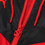 23-24 ACM Red Black Windbreaker (High Quality)球员
