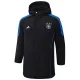 24-25 Germany Black Hooded Windbreaker Fabric Cotton Coat #G201