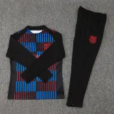 24-25 BAR Red blue Kids Half Pull Tracksuit (童装)(半拉链)