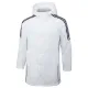 24-25 White Hooded Windbreaker Fabric Cotton Coat #G228光板