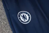 24-25 CHE Royal blue Hoodie Half Pull Tracksuit #F552半拉连帽