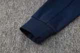 24-25 CHE Royal blue Hoodie Half Pull Tracksuit #F552半拉连帽