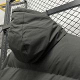24-25 MF4 AD Black Hooded Cotton Coat #棉衣