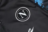 24-25 Napoli Blue Black Half Pull Tracksuit (半拉链)