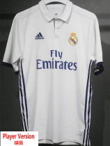 2016-2017 RMA Home Player Version 球员 Retro Soccer Jersey