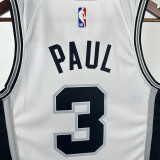 22-23 SA Spurs PAUL#3 White Top Quality Hot Pressing NBA Jersey