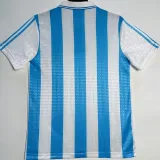 1994 Argentina Home Retro Soccer Jersey (钢印纹）
