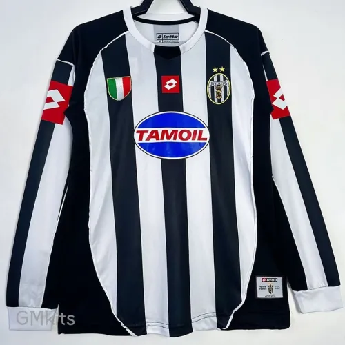 2002-2003 JUV Home Retro Long Sleeve Soccer Jersey
