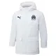 24-25 Marseille White Hooded Windbreaker Fabric Cotton Coat #G247(黑标)