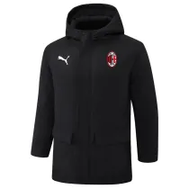 24-25 ACM Black Hooded Windbreaker Fabric Cotton Coat #G254(红标)