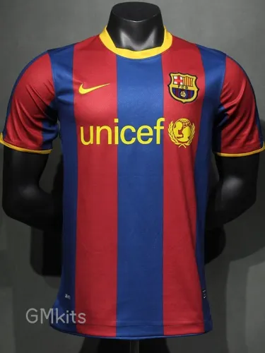 2010-2011 BAR Home Player Version Retro Soccer Jersey