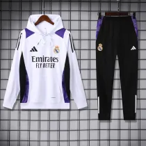 24-25 RMA White Hoodie Tracksuit (卫衣套装)