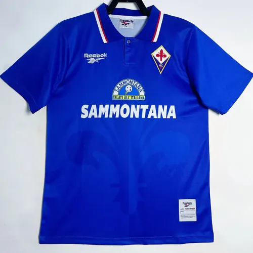 1995-1996 Fiorentina Home Retro Soccer Jersey