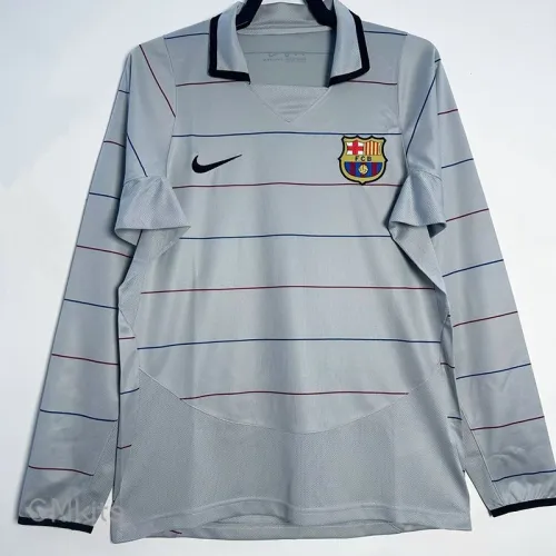 2003-2004 BAR Away Long Sleeve Retro Soccer Jersey