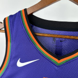 24-25 SUNS BOOKER #1 Purple City Edition Top Quality Hot Pressing NBA Jersey