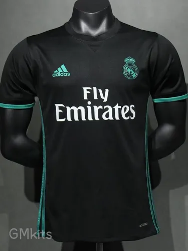 2017-2018 RMA Away Player Version Retro Soccer Jersey