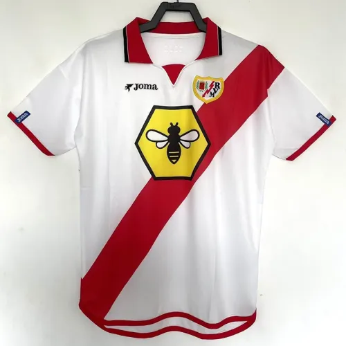 2001-2002 Rayo Vallecano Home Retro Soccer Jersey