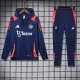24-25 Man Utd Royal blue Hoodie Tracksuit (卫衣套装)