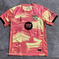 24-25 BAR Pink Yellow Special Edition Fans Training Shirts
