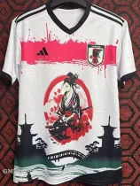 24-25 Japan White Special Edition Fans Soccer Jersey (鬼武者)
